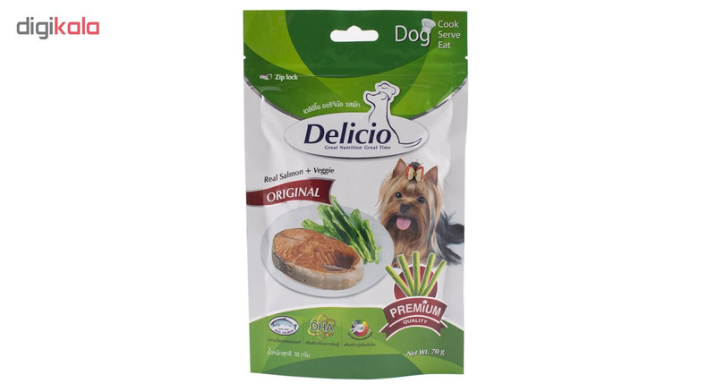 تشویقی اسنک سگ دلیکو مدل VEGGIE