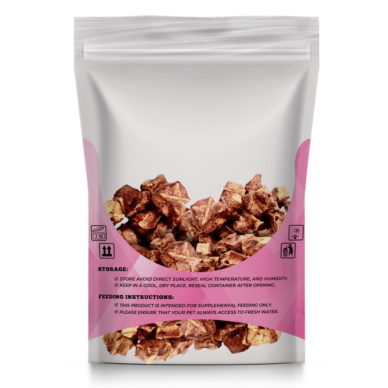 تشویقی سگ لوریتا مدل DRIED LAMB LUNG وزن 50 گرم
