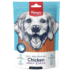 تشویقی سگ ونپی مدل Chicken Jerky Strips با طعم مرغ وزن 100 گرم