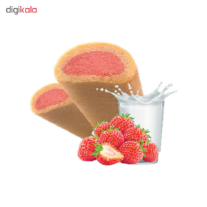 اسنک تشویقی سگ جرهای مدل Milky Strawberry Stick وزن 50 گرم