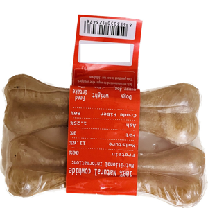 تشویقی سگ کینگ چوی مدل استخوان ژلاتینی وزن 50 گرم بسته 2 عددی
