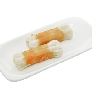 غذای تشویقی سگ اُداگ مدل Chicken Wrap rawhide pressed bone وزن ۱۰۰ گرم
