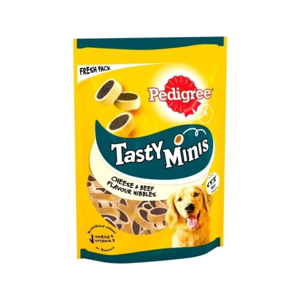 تشویقی سگ پدیگری مدل Tasty minis  وزن 140 گرم