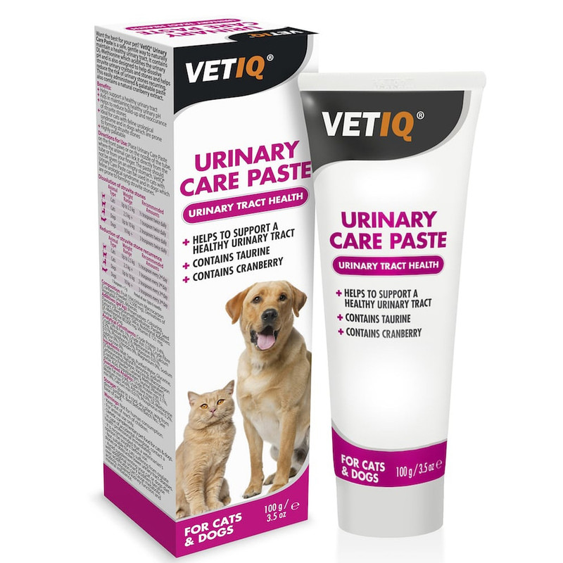 خمیر مکمل سگ و گربه وت آی کیو مدل urinary care paste وزن 100 گرم