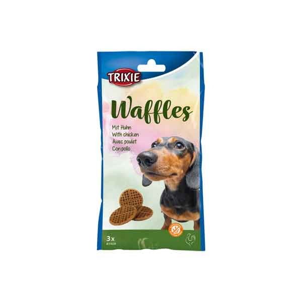 تشویقی وافل سگ تریکسی مدل Waffles کد 31628 وزن 100 گرم