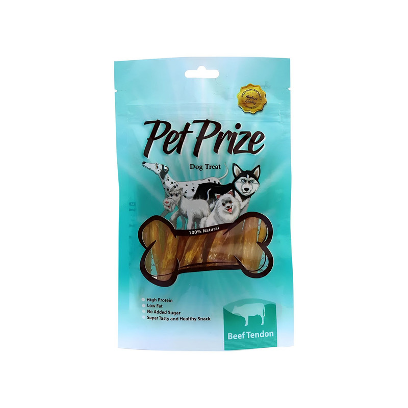 تشویقی سگ پت پرایز مدل Beef Tendon طعم گوشت گاو وزن 50 گرم