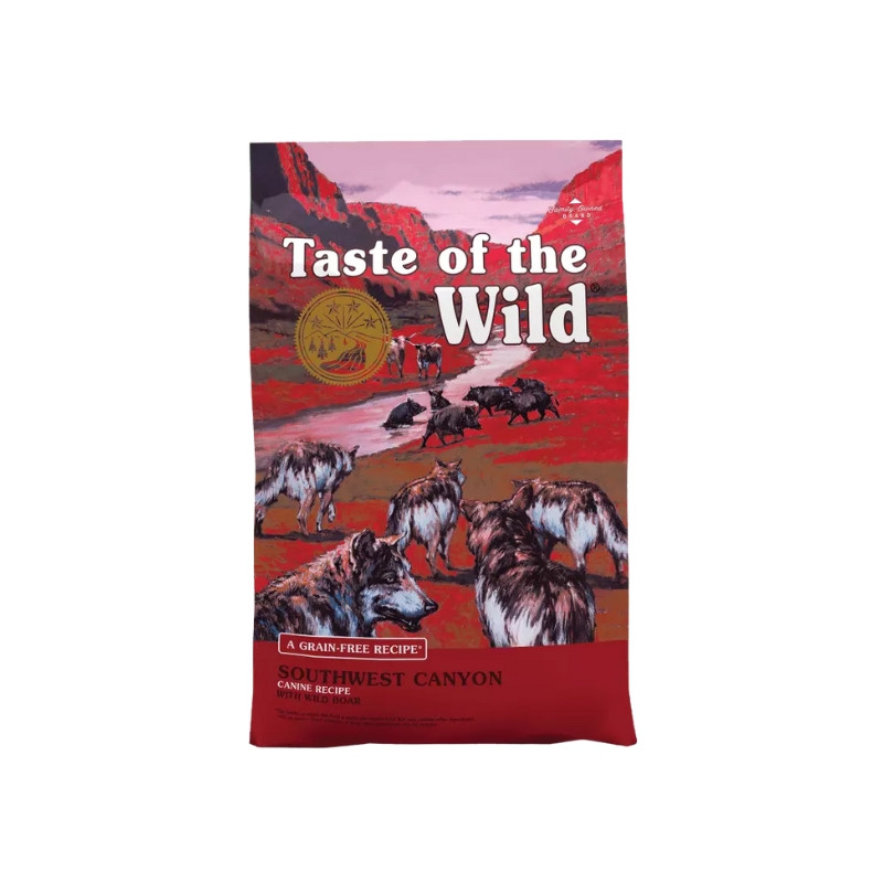 غذای خشک سگ تیست اف ویلد مدل Southwest Canyon Canine Recipe طعم گراز وزن 2 کیلوگرم