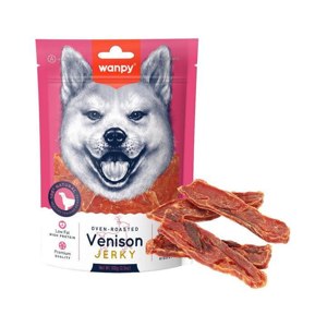 تشویقی سگ ونپی مدل Vension Jerky با طعم گوشت گوزن وزن 100 گرم