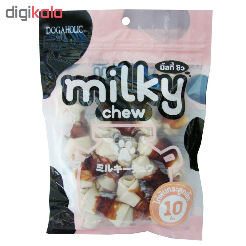 تشویقی سگ داگهولیک مدل Milky مقدار 200 گرم