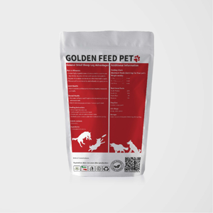 تشویقی سگ گلدن فید مدل Lamb feet کد LF2 وزن 230 گرم