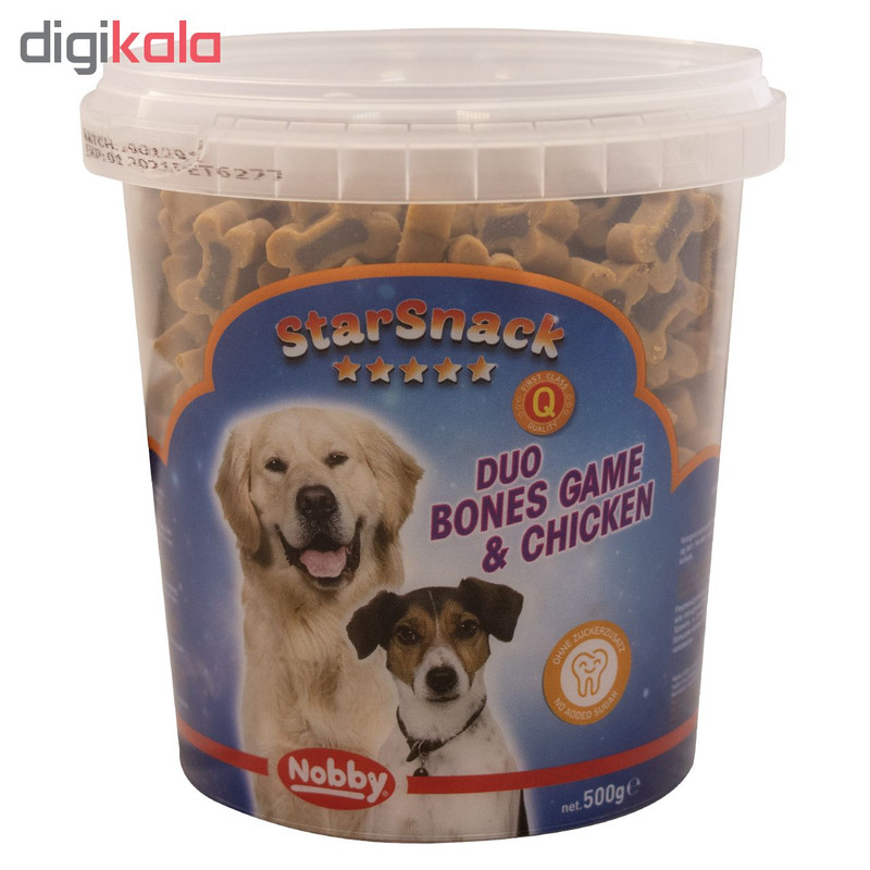 تشویقی سگ نوبی مدل Starsnack-69735 وزن 500 گرم