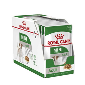 پوچ سگ رویال کنین مدل Mini وزن 85 گرم بسته 12 عددی