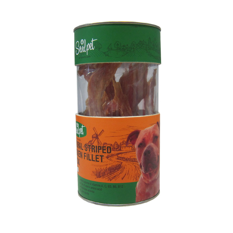 تشویقی سگ سویل پت مدل Natural Striped Chicken Fillet Snack وزن 75 گرم