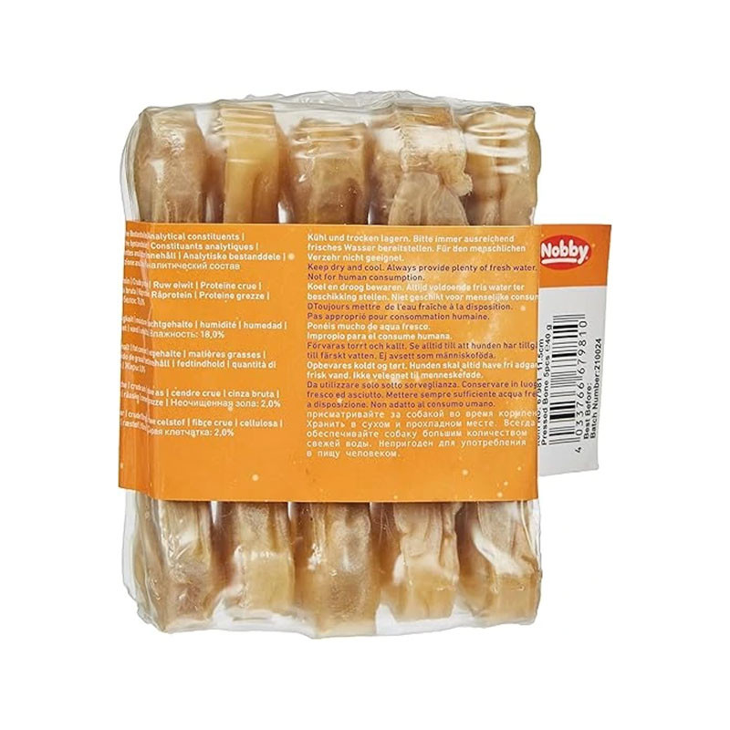 تشویقی سگ نوبی مدل Dog Chews 8CM طعم گوشت گوساله وزن 150 گرم