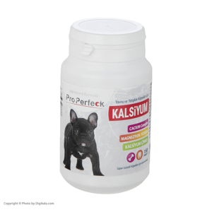 قرص مکمل کلسیم سگ پروپرفک مدل Calcium بسته 150 عددی