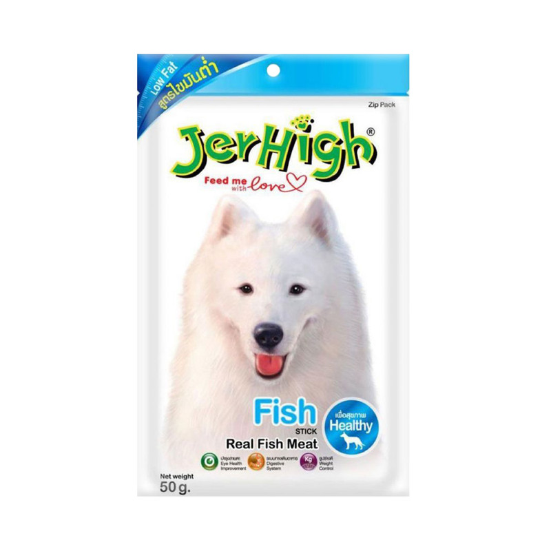 اسنک تشویقی سگ جرهای مدل Fish Stick وزن 50 گرم