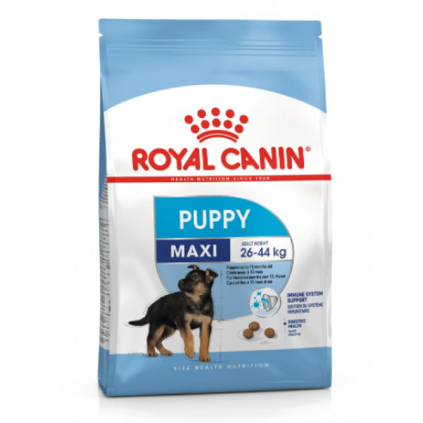 غذا خشک سگ رویال کنین مدل maxi pupy وزن 1 کیلوگرم