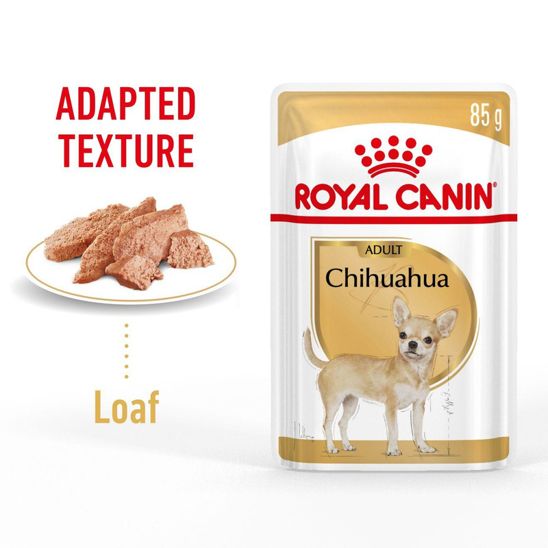 غذای پوچ سگ رویال کنین مدل Chihuahua Wet وزن 85 گرم