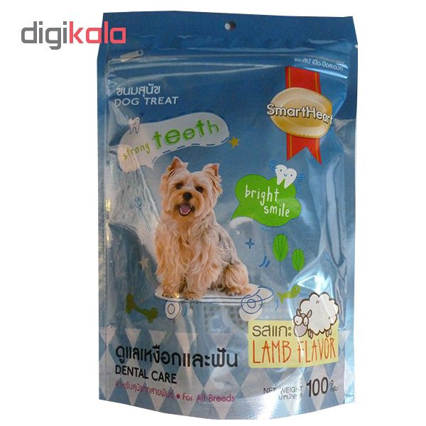 استیک سگ اسمارت هرت مدل Teeth وزن 100 وزن 100 گرم