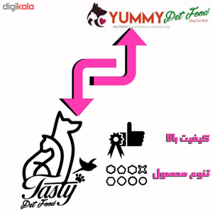 غذای خشک سگ یامی کد 01 وزن 2 کیلوگرم
