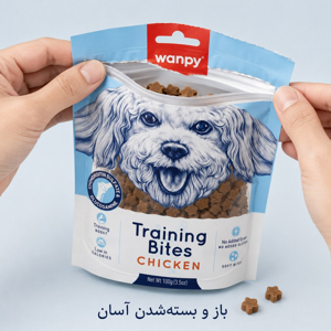 تشویقی سگ ونپی مدل Training Bites با طعم مرغ وزن 100 گرم