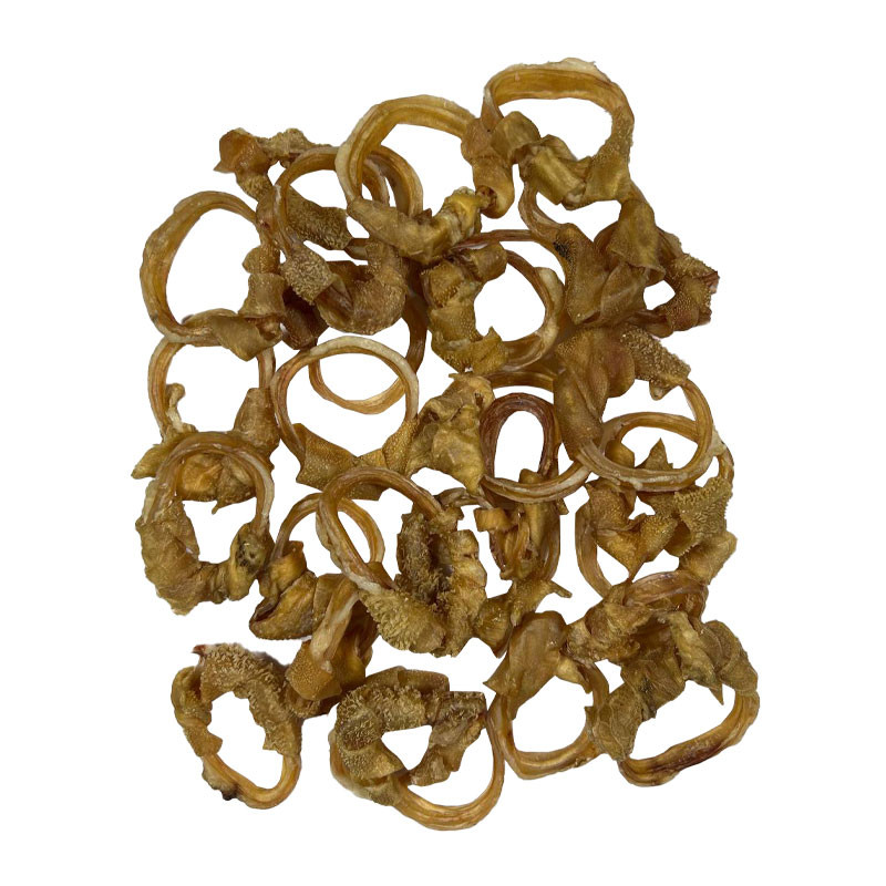 تشویقی سگ ایزگود شهرپت مدل خرخره گاو دورپیچ سیرابی وزن 150 گرم