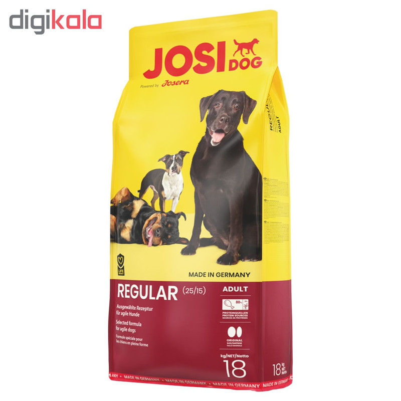غذای خشک سگ جوسرا مدل Jusidog Regular وزن 18 کیلوگرم