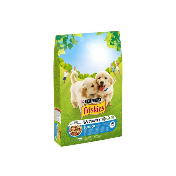 غذای خشک ویتامینه سگ نابالغ فریسکیز مدل Vitafit Junior وزن 3 کیلوگرم