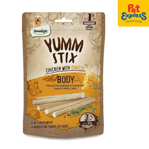 تشویقی سگ دنتالایت مدل YUMM STIX BODY وزن 50 گرم