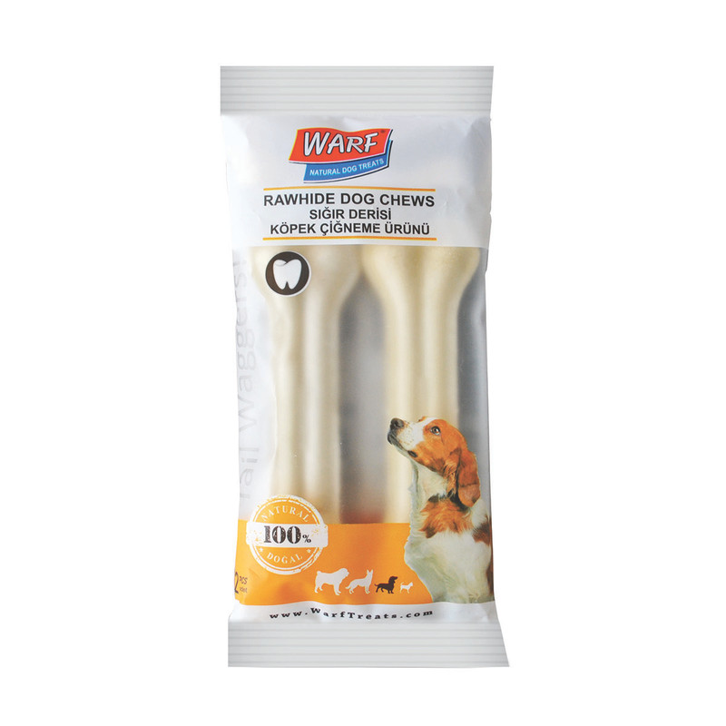 غذای تشویقی سگ وارف مدل White Pressed Rawhide Bone S وزن 100 گرم