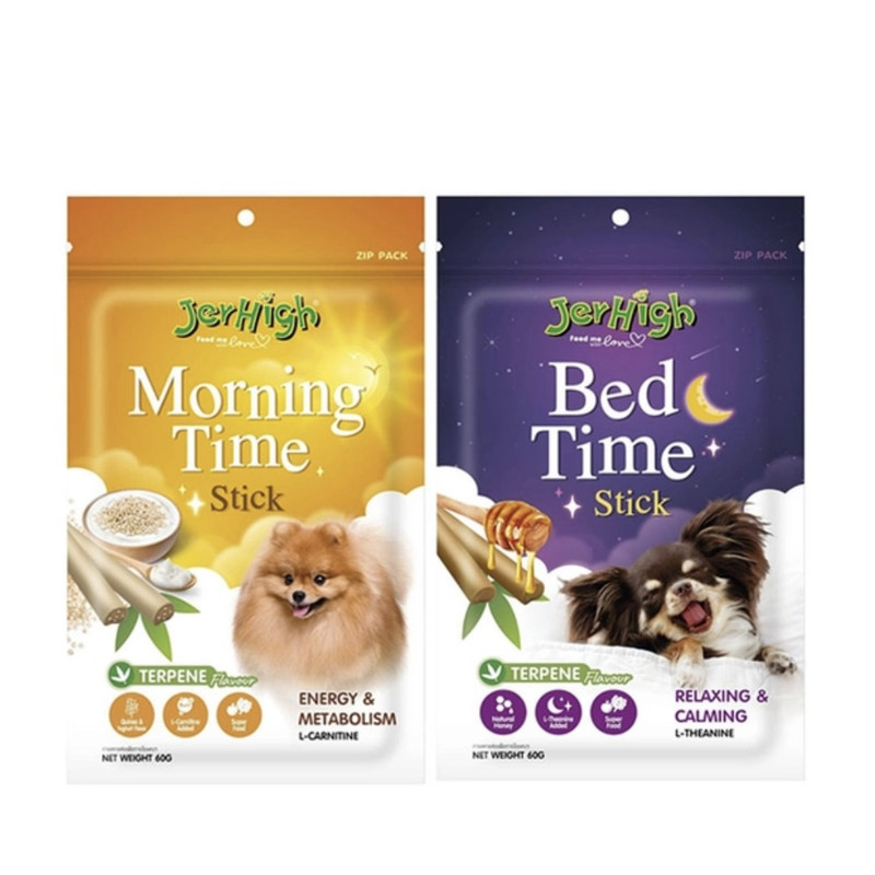 تشویقی سگ جرهای مدل Morning & Bed Time وزن 100 گرم بسته 2 عددی