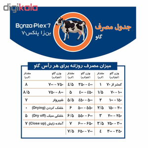 مکمل دام بن زا پلکس 7 کد 01 وزن 1 کیلوگرم