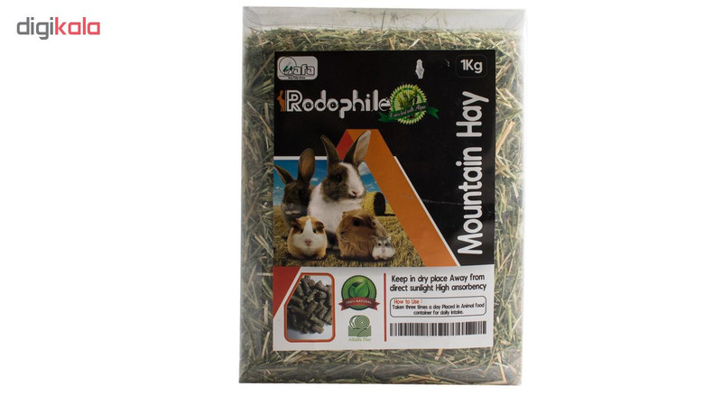 یونجه حیوانات جونده رودوفیل مدل MOUNTAIN HAY مقدار 1 کیلوگرم