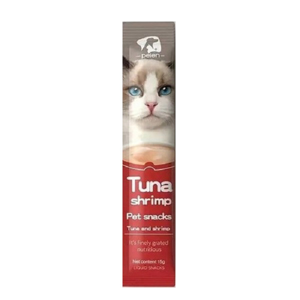 بستنی گربه پین مدل ماهی تن - میگو  و ماهی تن - مرغ وزن 15 گرم مجموعه 10 عددی