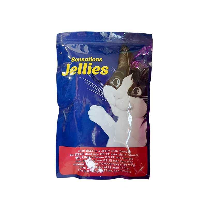 پوچ گربه فلیکس مدل With Beef وزن 85 گرم