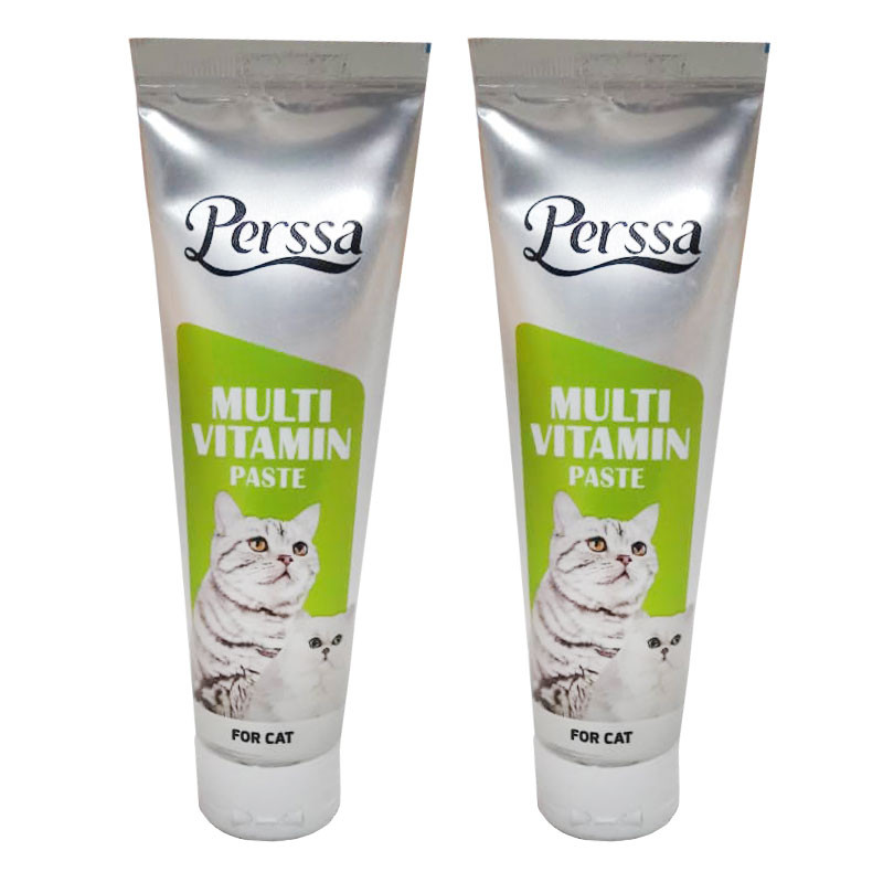 خمیر مولتی ویتامین گربه پرسا مدل Multi Paste وزن 100 گرم بسته 2 عددی
