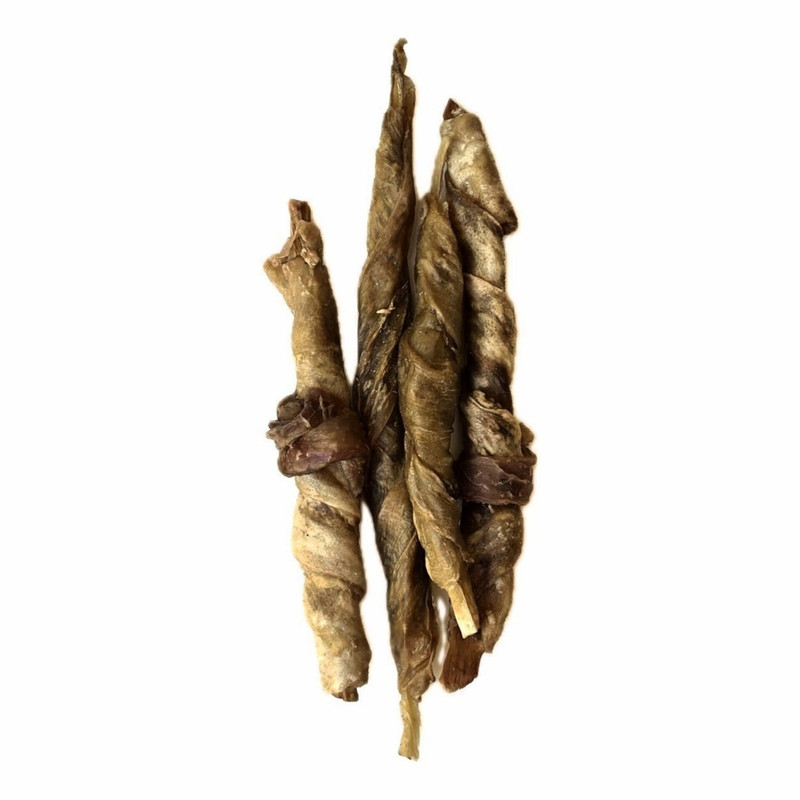 تشویقی سگ و گربه بالغ رکسی و لوسی مدل سیرابی دورپیچ با طعم سیرابی وزن ۲۰۰ گرمی