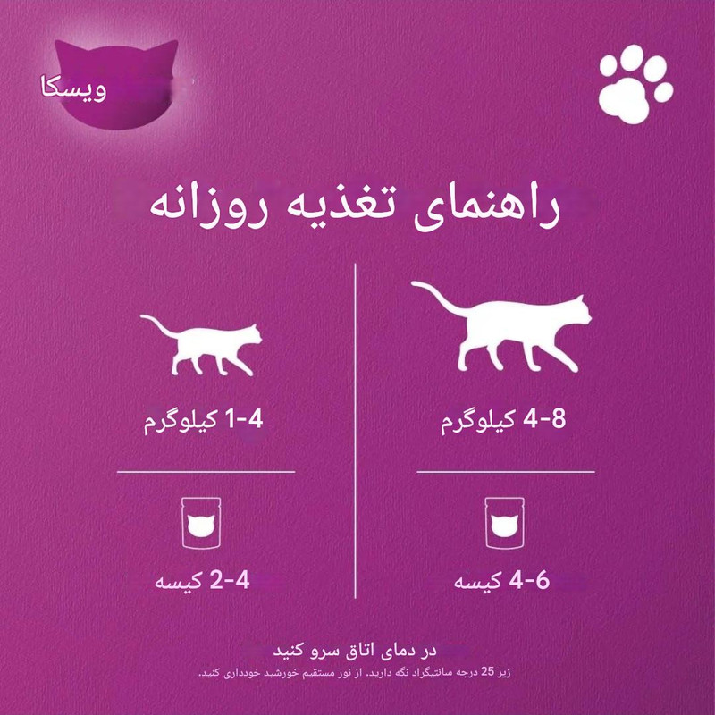 پوچ گربه ویسکاس مدل with beef liver in gravy وزن 80 گرم