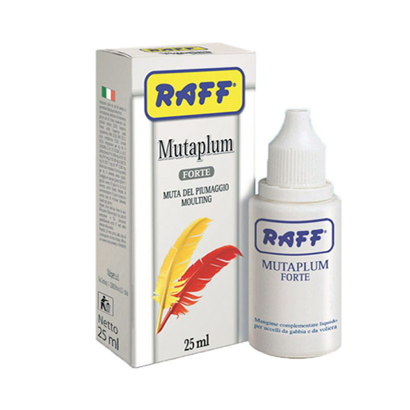 قطره پرریزی پرندگان راف مدل Mutaplum Forte حجم 25 میلی لیتر