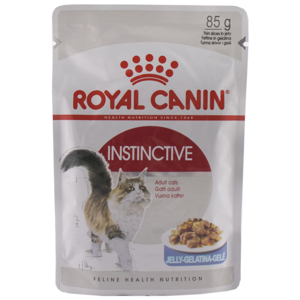 غذای پوچ گربه رویال کنین مدل INSTINCTIVE JELLY وزن 85 گرم