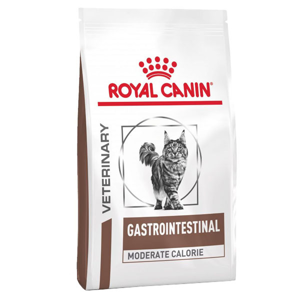 غذای خشک گربه رویال کنین مدل Gastrointestinal Moderate Calorie وزن 2 کیلوگرم