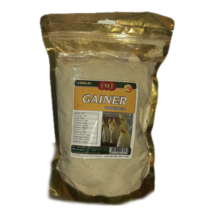 غذای کمکی طوطیسانان و سایر پرندگان زینتی گینر مدل Golden number ONE وزن 450 گرم
