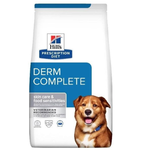 غذا خشک سگ بالغ هیلز مدل Derm Complete با طعم کلاسیک وزن 4 کیلوگرم