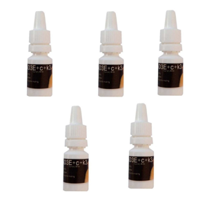 ویتامین پرندگان زینتی AD3E+c+k3 مدل باروری کد 5ML حجم 5 میلی لیتر مجموعه 5 عددی