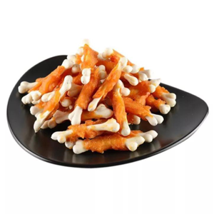 غذای تشویقی سگ کینگ چوی مدل chicken calcium bone وزن خالص 95 گرم