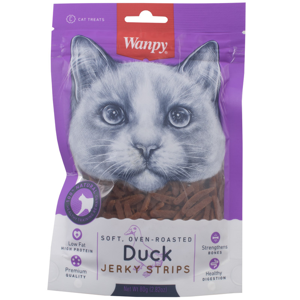 تشویقی گربه ونپی مدل Duck Jerky Strips با طحم اردک وزن 80 گرم