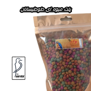 غذای پلت طوطیسانان الی شاپ مدل میوه ای وزن 500 گرم