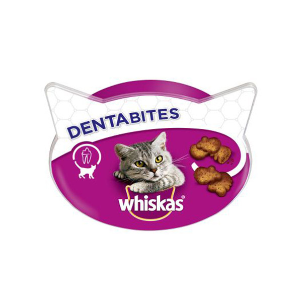 تشویقی گربه ویسکاس مدل Dentabites Treat وزن 40 گرم
