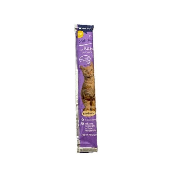 بستنی گربه وینستون مدل خامه ای طعم پنیر وزن 15 گرم
