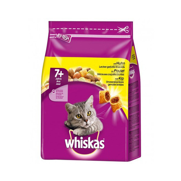 غذای خشک گربه ویسکاس مدل chicken +7 وزن 800 گرم
